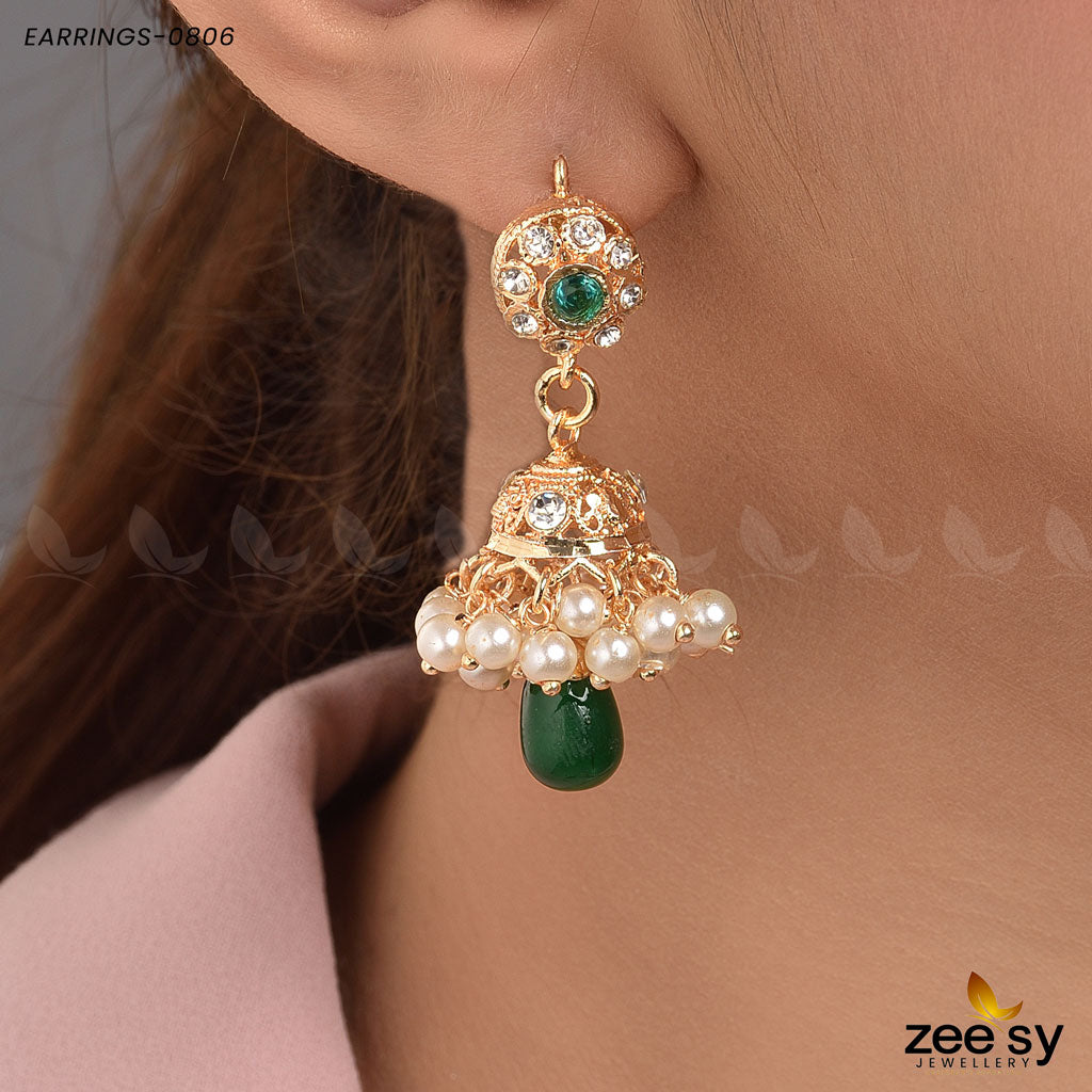 Earrings-0806 - by - Libasekhas UK - Registered Vendor of : Zeesy - 100% Original Designer Dresss