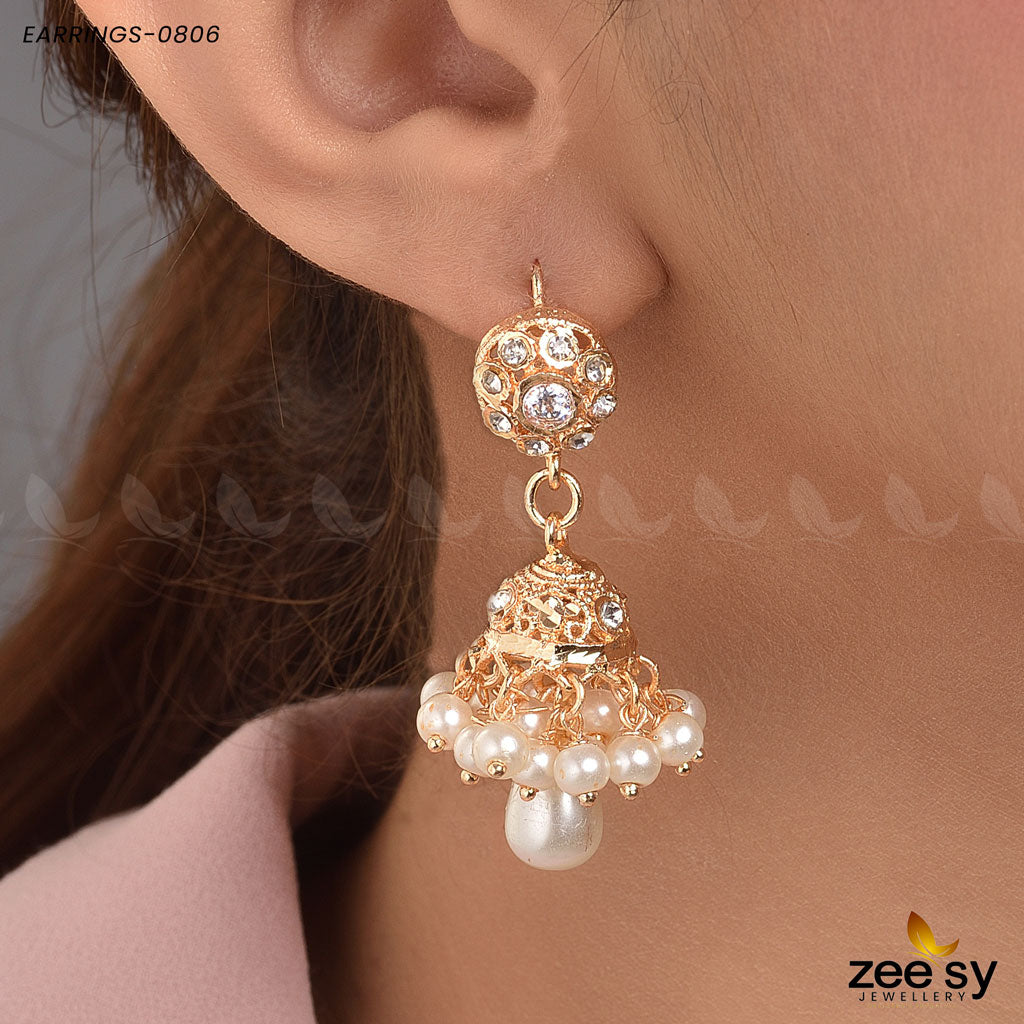 Earrings-0806 - by - Libasekhas UK - Registered Vendor of : Zeesy - 100% Original Designer Dresss