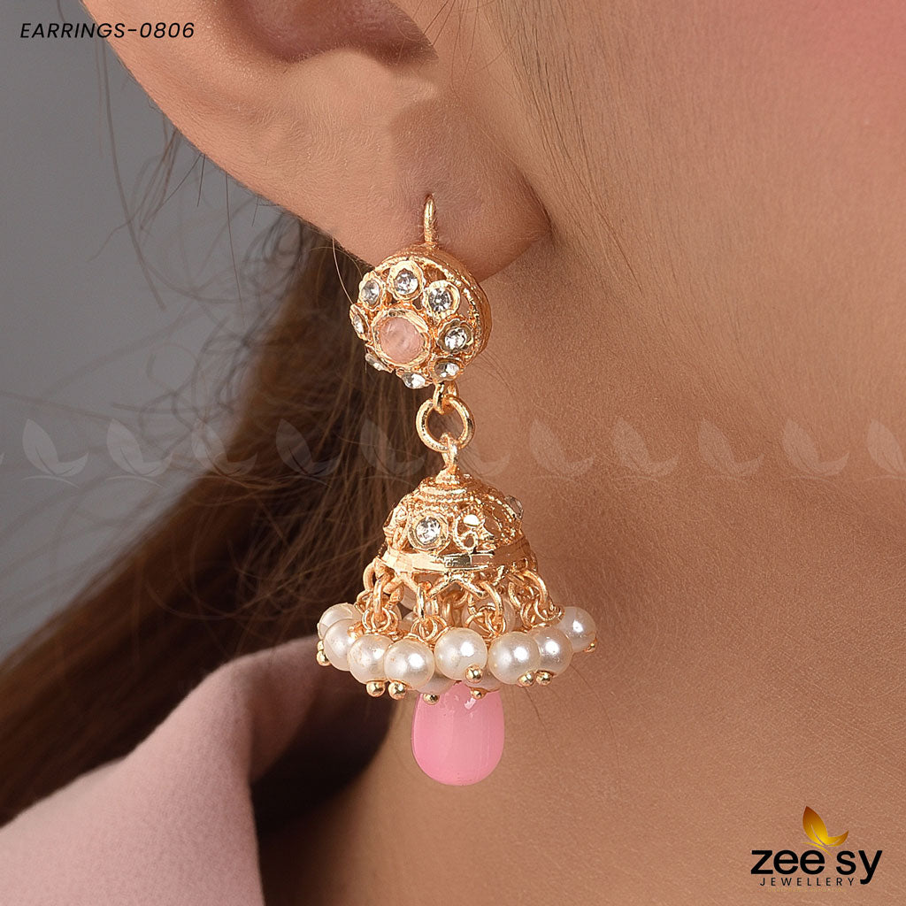 Earrings-0806 - by - Libasekhas UK - Registered Vendor of : Zeesy - 100% Original Designer Dresss