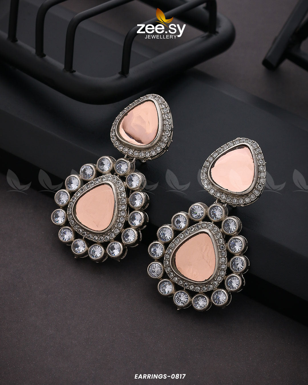 Earrings-0817 - by - Libasekhas UK - Registered Vendor of : Zeesy - 100% Original Designer Dresss