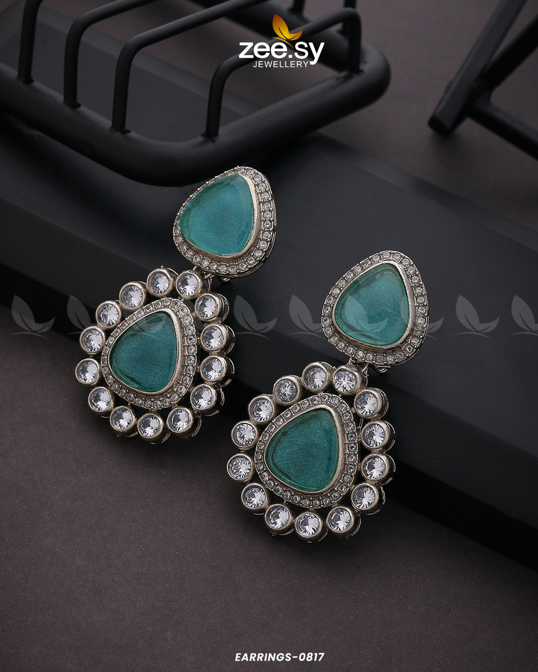 Earrings-0817 - by - Libasekhas UK - Registered Vendor of : Zeesy - 100% Original Designer Dresss