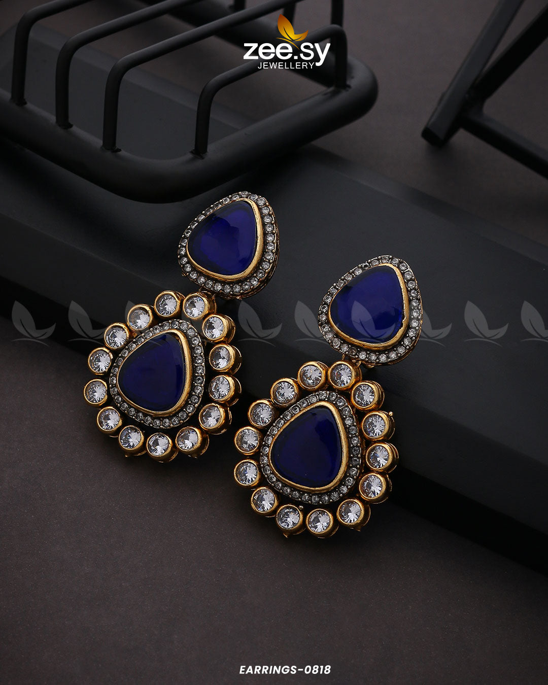 Earrings-0818 - by - Libasekhas UK - Registered Vendor of : Zeesy - 100% Original Designer Dresss