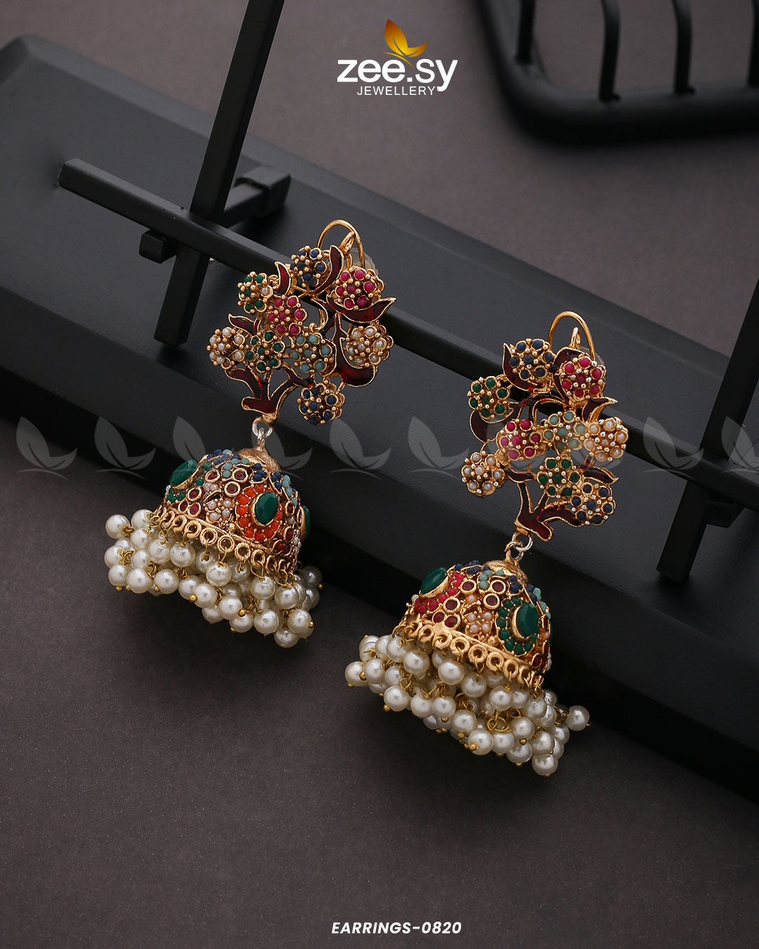 Earrings-0820 - by - Libasekhas UK - Registered Vendor of : Zeesy - 100% Original Designer Dresss
