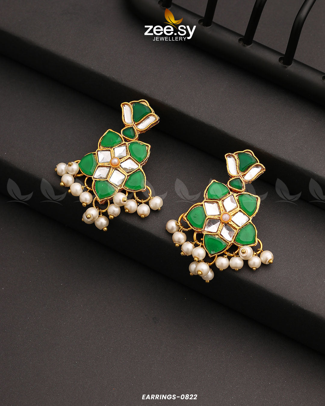 Earrings-0822 - by - Libasekhas UK - Registered Vendor of : Zeesy - 100% Original Designer Dresss