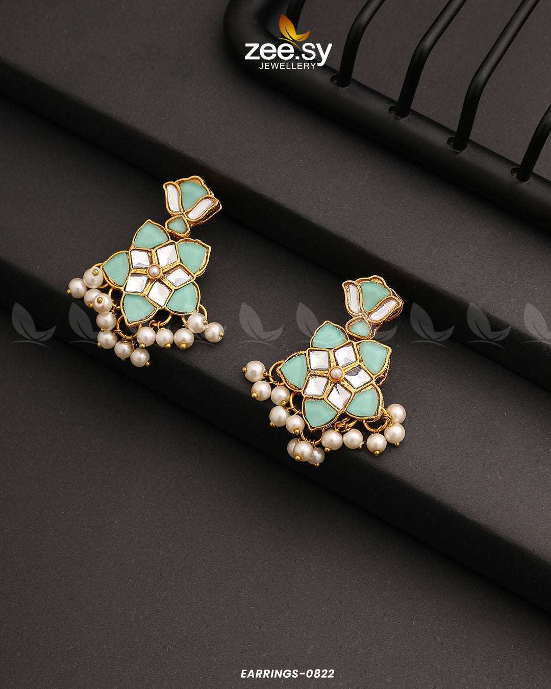 Earrings-0822 - by - Libasekhas UK - Registered Vendor of : Zeesy - 100% Original Designer Dresss