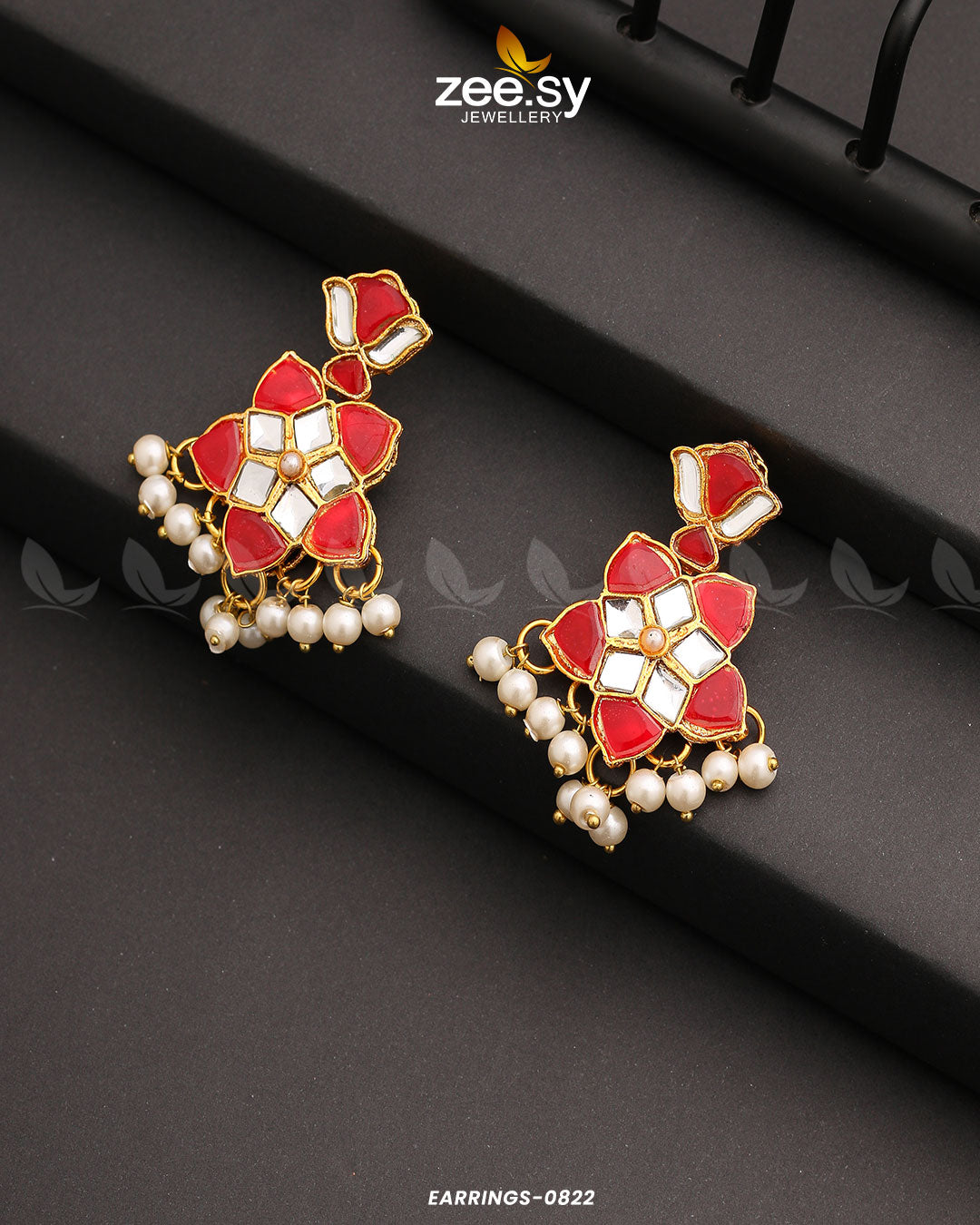 Earrings-0822 - by - Libasekhas UK - Registered Vendor of : Zeesy - 100% Original Designer Dresss