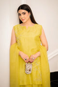 Hana | Signature Series | Lime Radiance - by - Libasekhas UK - Registered Vendor of : Hana - 100% Original Designer Dresss