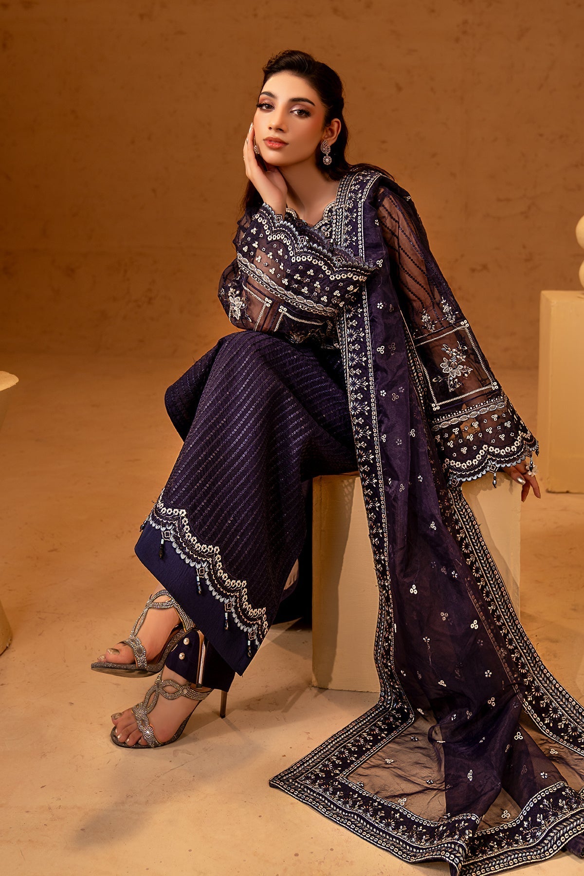 Maryams | Noir Luxury Formals | Sofia - by Libasekhas UK - Registered Vendor of : Maryams - 100% Original Designer Dress