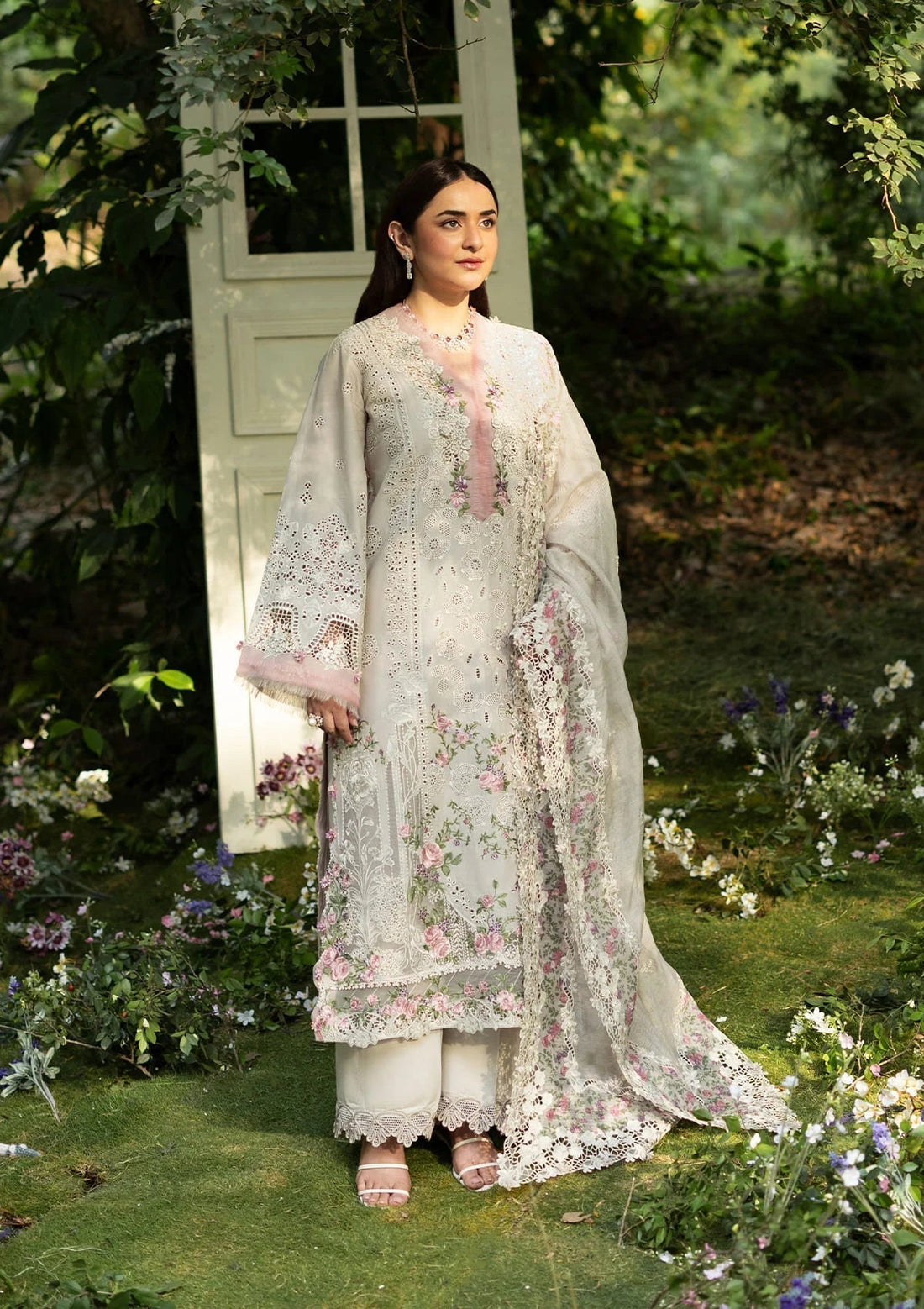 Elaf Premium | Luxury Lawn 26 | ELQ-1A ALL MAGICAL - by Libasekhas UK - Registered Vendor of : Elaf Premium - 100% Original Designer Dress