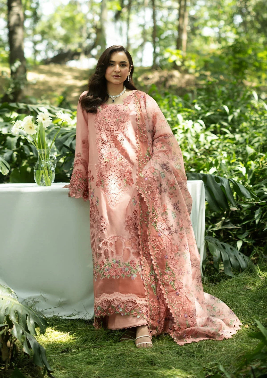 Elaf Premium | Luxury Lawn 26 | ELQ-5A ENDLESS LOVE - by Libasekhas UK - Registered Vendor of : Elaf Premium - 100% Original Designer Dress