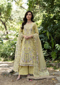 Elaf Premium | Luxury Lawn 26 | ELQ-7A BUTTER YELLOW - by Libasekhas UK - Registered Vendor of : Elaf Premium - 100% Original Designer Dress