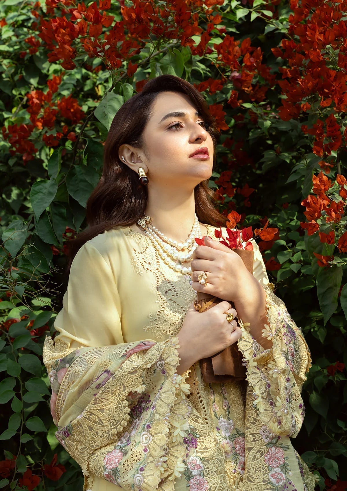 Elaf Premium | Luxury Lawn 26 | ELY-05 SOUCI - by Libasekhas UK - Registered Vendor of : Elaf Premium - 100% Original Designer Dress