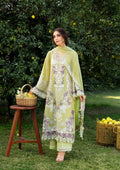Elaf Premium | Luxury Lawn 26 | ELY-08 PISTACHIA - by Libasekhas UK - Registered Vendor of : Elaf Premium - 100% Original Designer Dress