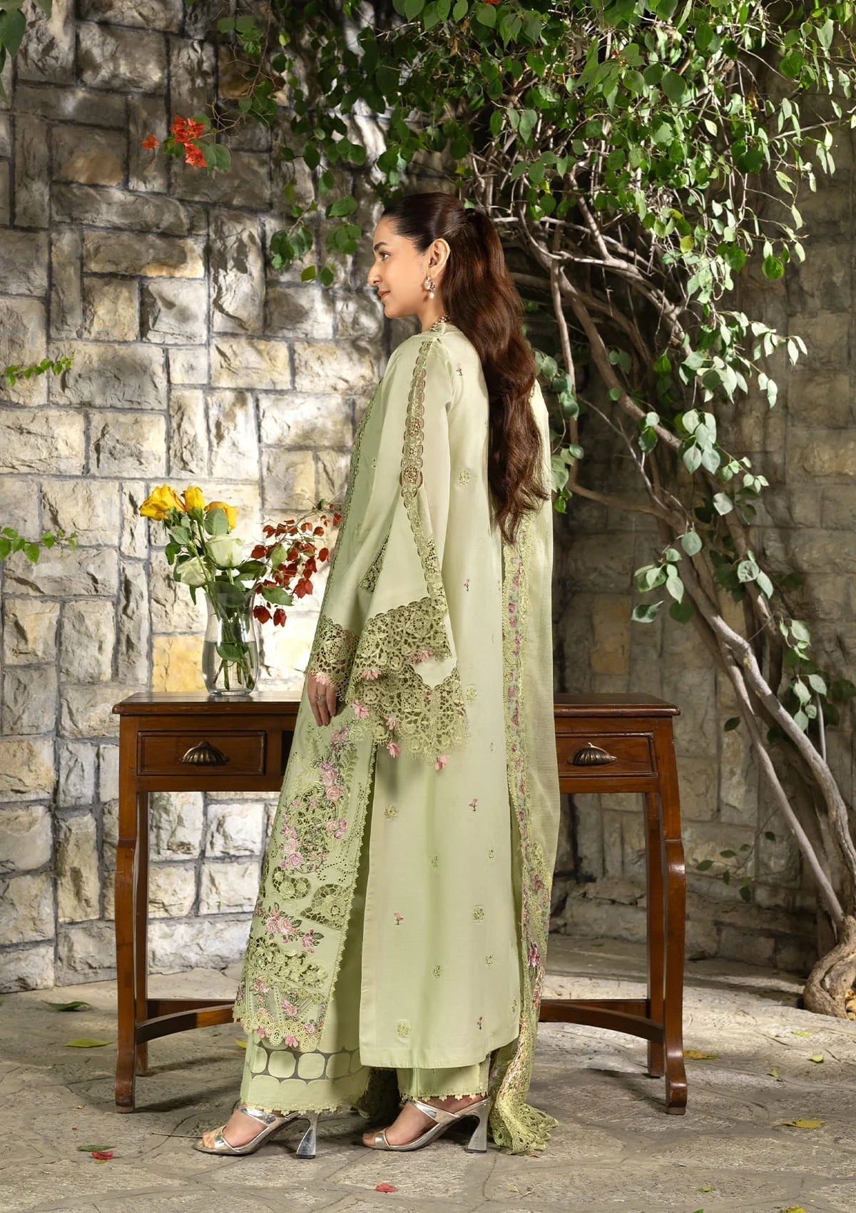 Elaf Premium | Luxury Lawn 26 | ELY-11 SPANISH MUSE - by Libasekhas UK - Registered Vendor of : Elaf Premium - 100% Original Designer Dress