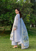 Elaf Premium | Luxury Lawn 26 | ELY-12 SKY BLISS - by Libasekhas UK - Registered Vendor of : Elaf Premium - 100% Original Designer Dress