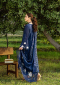 Elaf Premium | Luxury Lawn 26 | ELY-4B BLUE BELLE - by Libasekhas UK - Registered Vendor of : Elaf Premium - 100% Original Designer Dress