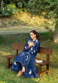 Elaf Premium | Luxury Lawn 26 | ELY-4B BLUE BELLE - by Libasekhas UK - Registered Vendor of : Elaf Premium - 100% Original Designer Dress