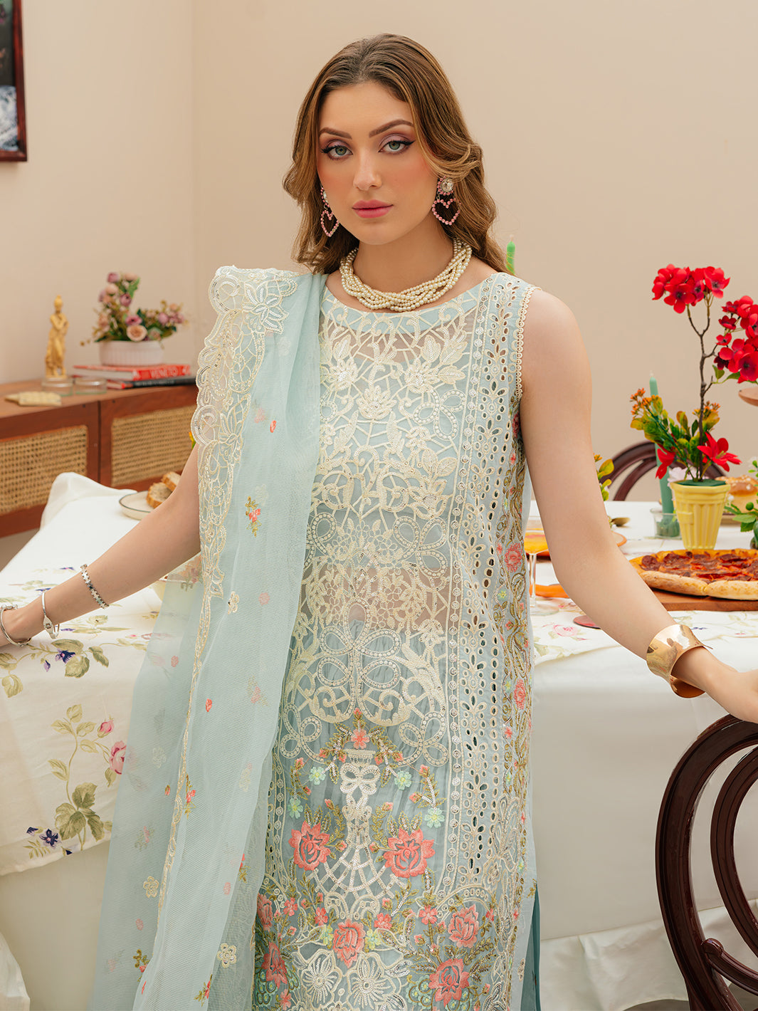 Mahnur | Allenura Luxury Lawn 24 | ELYSSA - by - Libasekhas UK - Registered Vendor of : Mahnur - 100% Original Designer Dresss