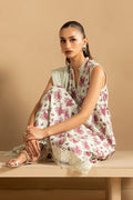 Cross Stitch | Emb Lawn Mahiri 26 | PISTACHIO DUST - by Libasekhas UK - Registered Vendor of : Cross Stitch - 100% Original Designer Dress