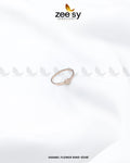 Enamel Flower Ring-8248 - by - Libasekhas UK - Registered Vendor of : Zeesy - 100% Original Designer Dresss