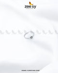 Enamel Flower Ring-8248 - by - Libasekhas UK - Registered Vendor of : Zeesy - 100% Original Designer Dresss