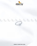 Enamel Flower Ring-8248 - by - Libasekhas UK - Registered Vendor of : Zeesy - 100% Original Designer Dresss