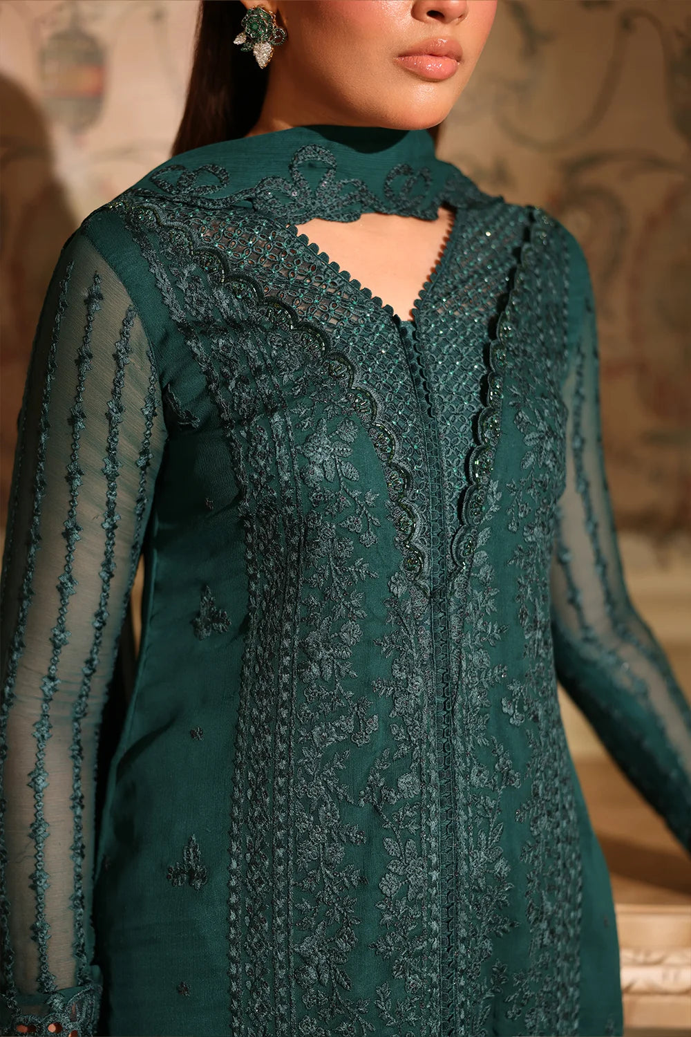 Azure | Ensembles | Enchanted Forest - by Libasekhas UK - Registered Vendor of : Azure - 100% Original Designer Dress