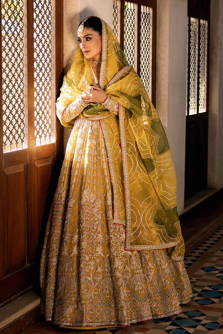 Erum Khan | Jahan Wedding 23 | Suraj Mukhi - by - Libasekhas UK - Registered Vendor of : Erum Khan - 100% Original Designer Dresss