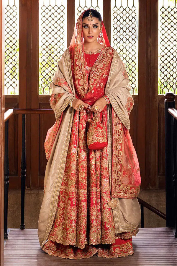 Erum Khan | Jahan Wedding 23 | Rani - by - Libasekhas UK - Registered Vendor of : Erum Khan - 100% Original Designer Dresss