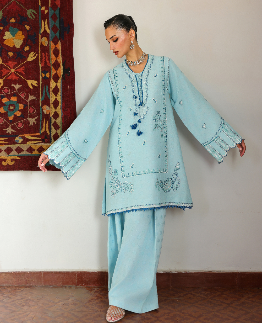 Republic Womenswear | Neonma Essential Pret 26 |Skyloom - by Libasekhas UK - Registered Vendor of : Republic Womenswear - 100% Original Designer Dress