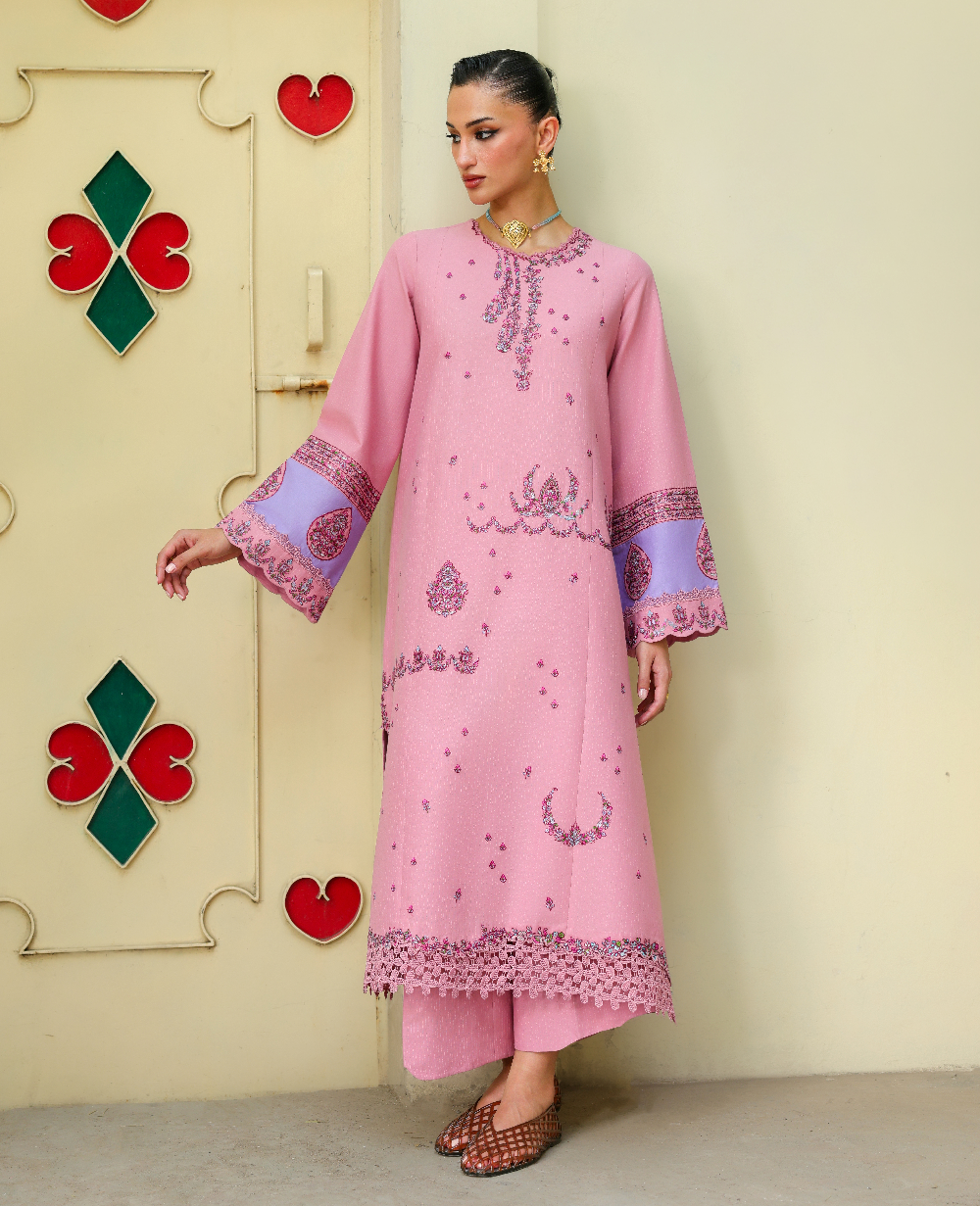 Republic Womenswear | Neonma Essential Pret 26 |Evara - by Libasekhas UK - Registered Vendor of : Republic Womenswear - 100% Original Designer Dress