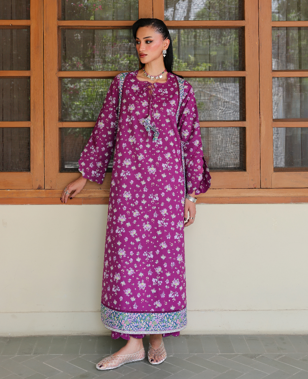 Republic Womenswear | Neonma Essential Pret 26 | Petal drift - by Libasekhas UK - Registered Vendor of : Republic Womenswear - 100% Original Designer Dress