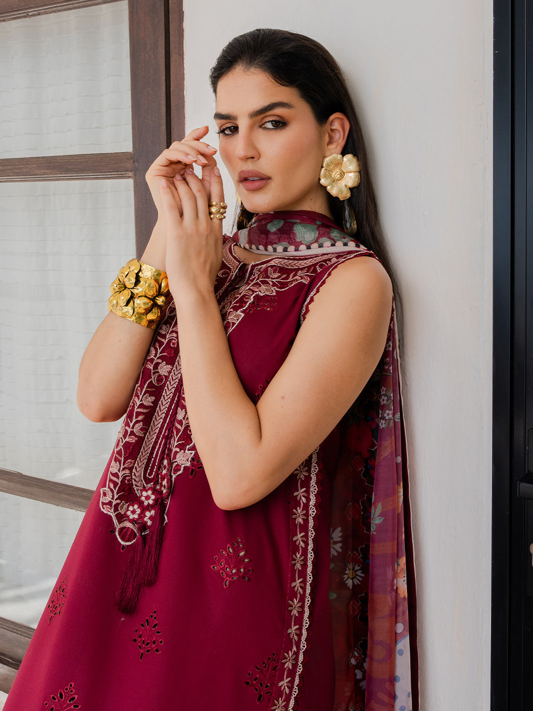 Izel | Dareen Luxury Lawn 26 | Eshaal - by Libasekhas UK - Registered Vendor of : Izel - 100% Original Designer Dress