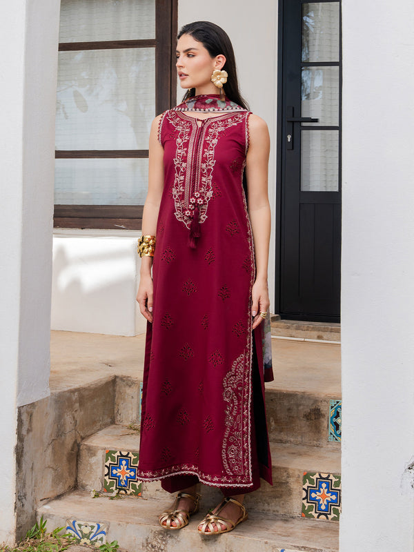 Izel | Dareen Luxury Lawn 26 | Eshaal - by Libasekhas UK - Registered Vendor of : Izel - 100% Original Designer Dress