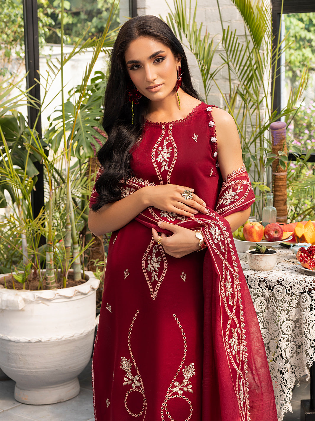 Izel | Meadow Muse Embroidered Lawn 25 | EVARA - by - Libasekhas UK - Registered Vendor of : Izel - 100% Original Designer Dresss