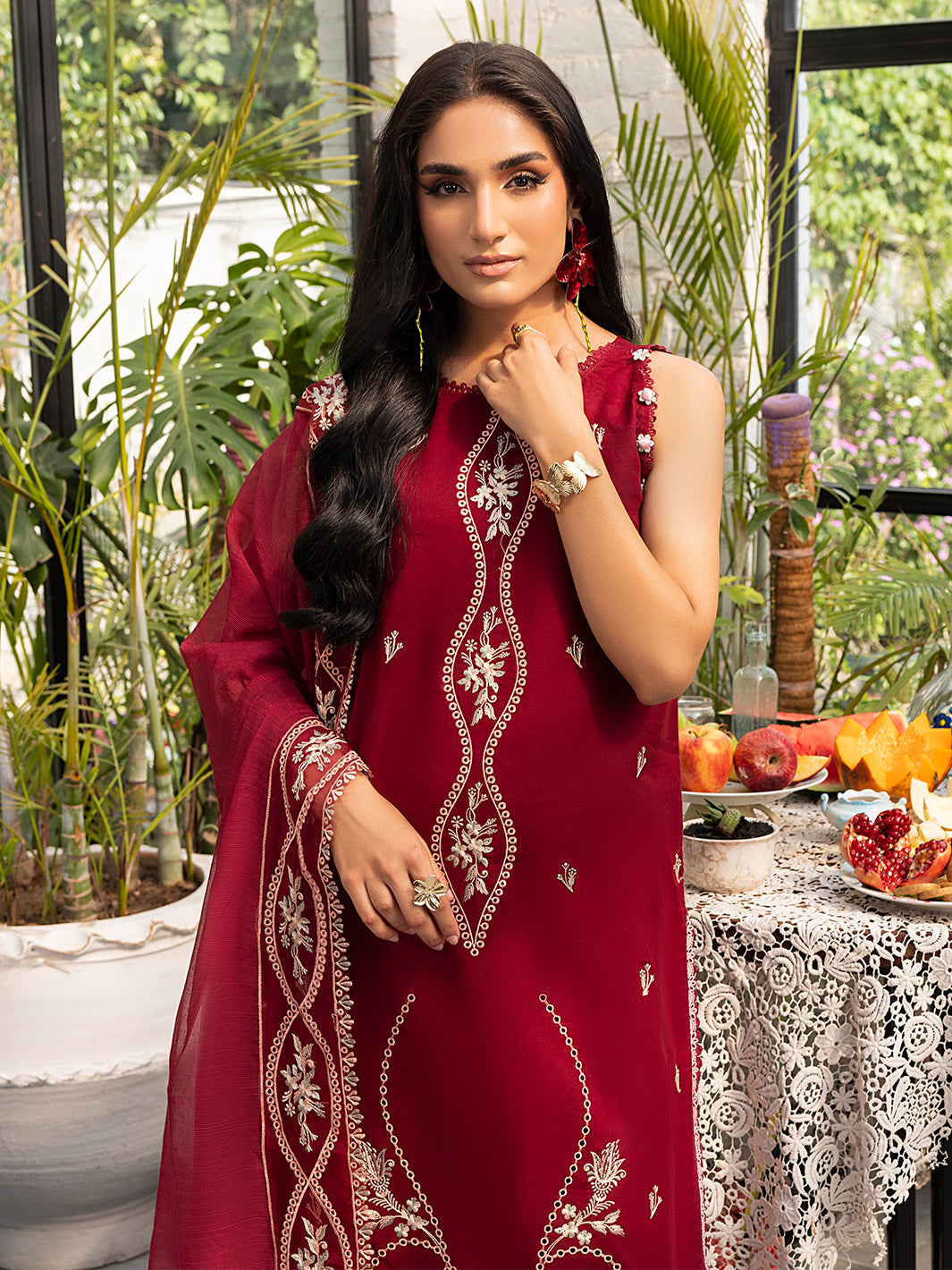 Izel | Meadow Muse Embroidered Lawn 25 | EVARA - by - Libasekhas UK - Registered Vendor of : Izel - 100% Original Designer Dresss