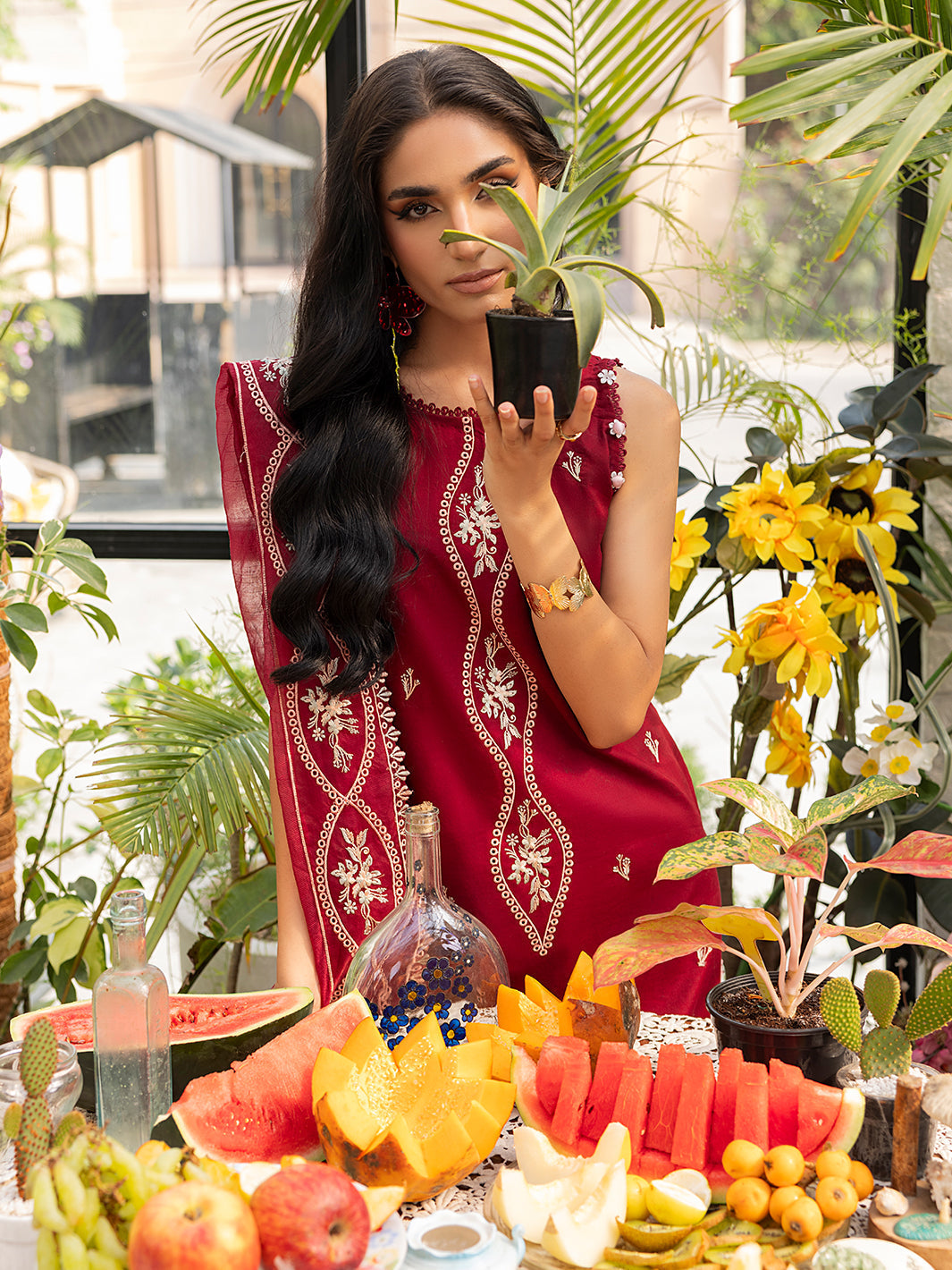 Izel | Meadow Muse Embroidered Lawn 25 | EVARA - by - Libasekhas UK - Registered Vendor of : Izel - 100% Original Designer Dresss