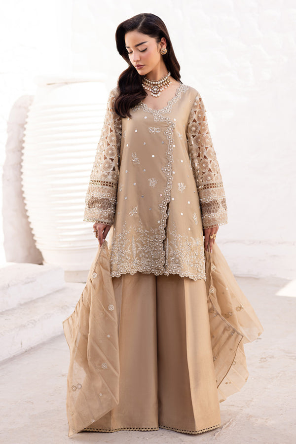 Marjjan | Elyna Lawn | EVERLY MP-43 (SKIN GOLD) - by Libasekhas UK - Registered Vendor of : Marjjan - 100% Original Designer Dress