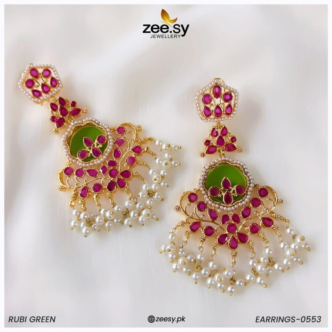 Earrings-0553 - by - Libasekhas UK - Registered Vendor of : Zeesy - 100% Original Designer Dresss
