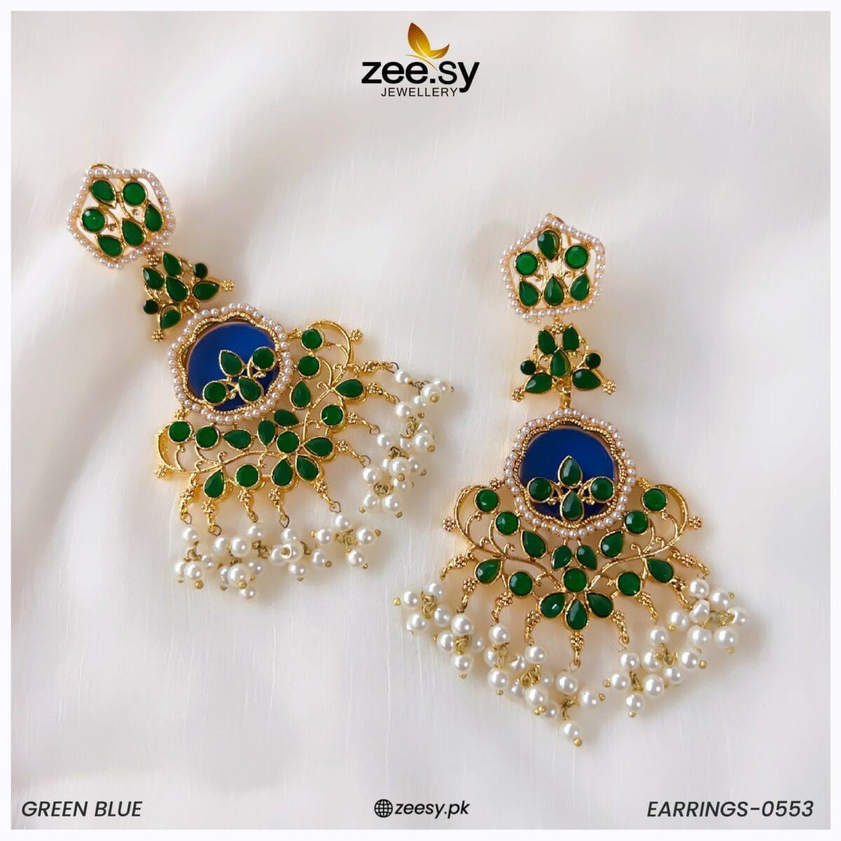 Earrings-0553 - by - Libasekhas UK - Registered Vendor of : Zeesy - 100% Original Designer Dresss