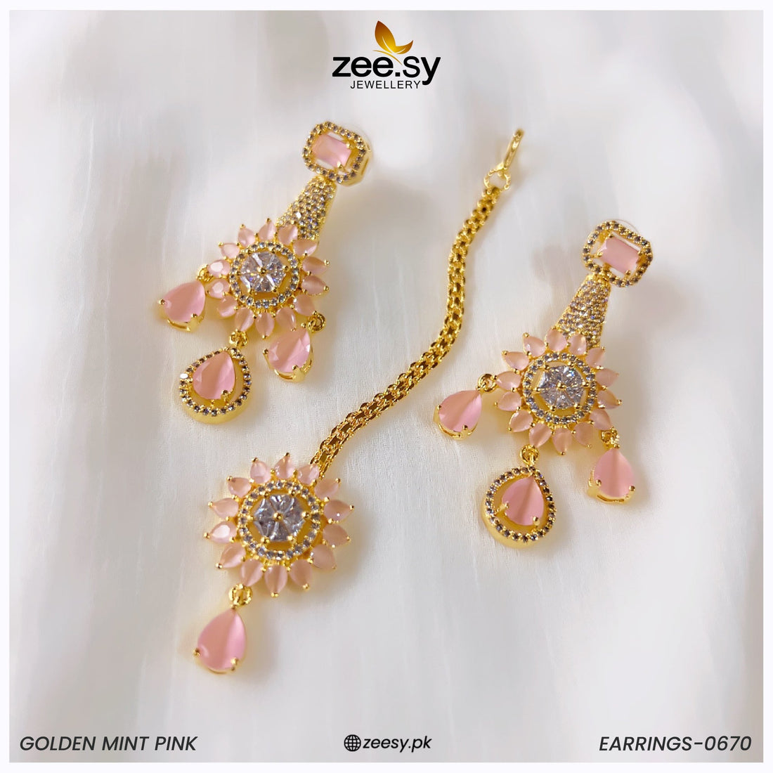 Earrings-0670 - by - Libasekhas UK - Registered Vendor of : Zeesy - 100% Original Designer Dresss