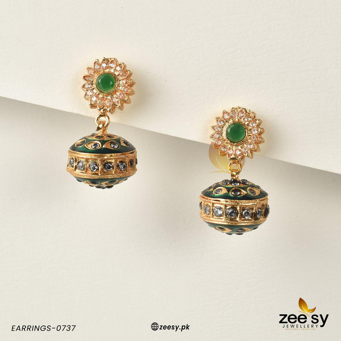 Earrings-0737 - by - Libasekhas UK - Registered Vendor of : Zeesy - 100% Original Designer Dresss