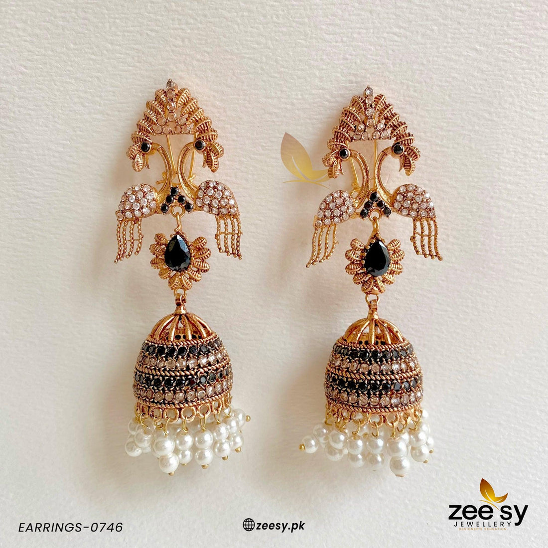 Earrings-0746 - by - Libasekhas UK - Registered Vendor of : Zeesy - 100% Original Designer Dresss