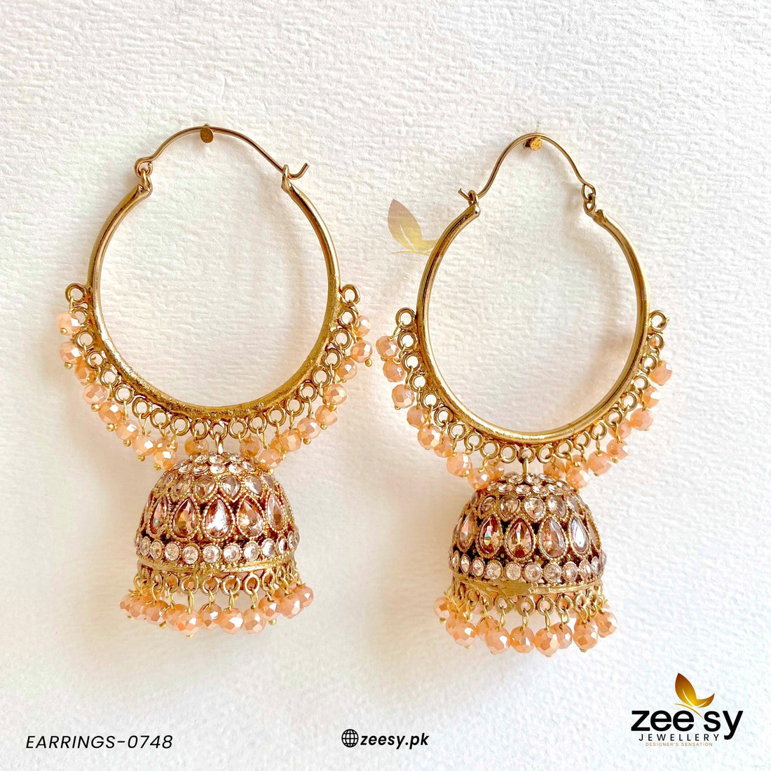 Earrings-0748 - by - Libasekhas UK - Registered Vendor of : Zeesy - 100% Original Designer Dresss