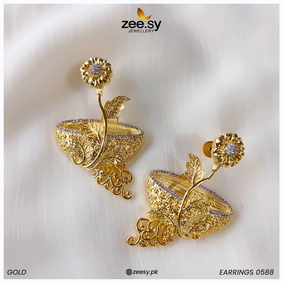 Earrings-0596 - by - Libasekhas UK - Registered Vendor of : Zeesy - 100% Original Designer Dresss