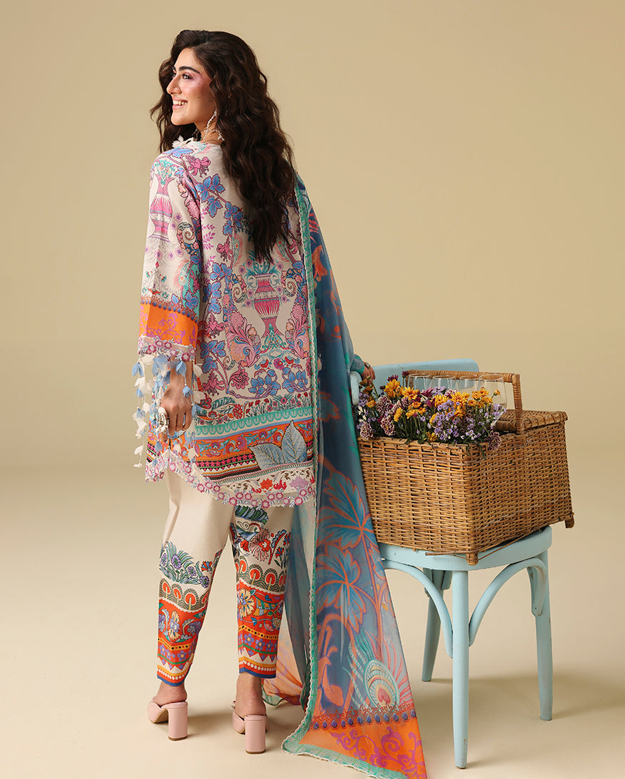 Mushq | Soleil Prints | Eden Whisper - by Libasekhas UK - Registered Vendor of : Mushq - 100% Original Designer Dress