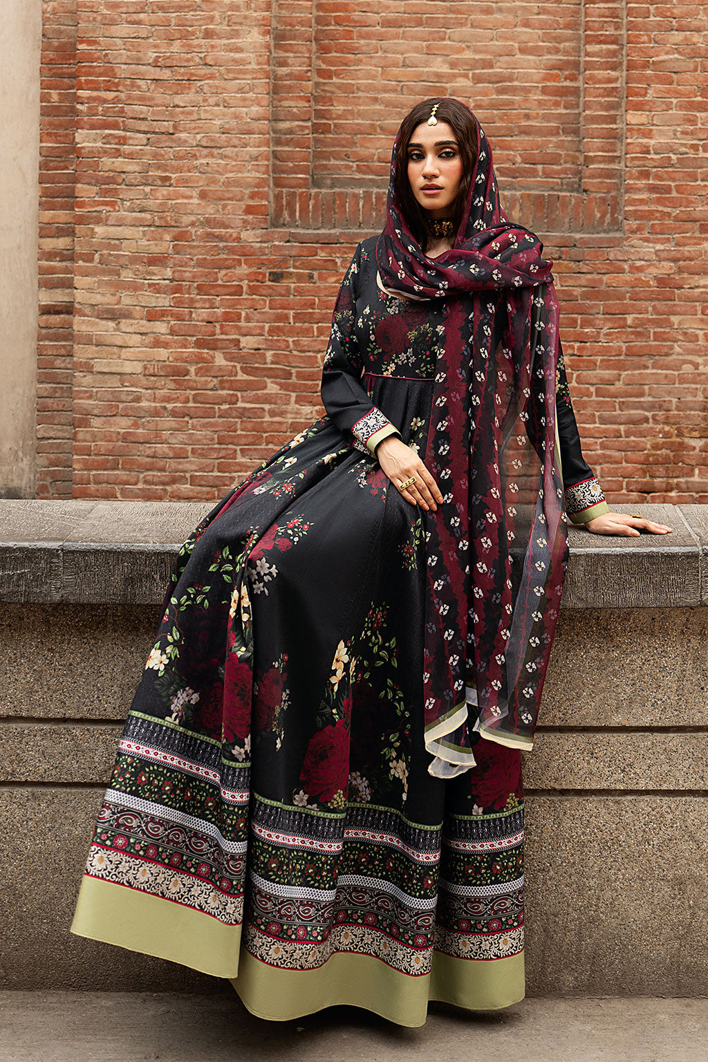 Shagna | Ed Dopahar | SP-106 (KALI RAAT) - by Libasekhas - Registered Vendor of : Shagna - 100% Original Designer Dress