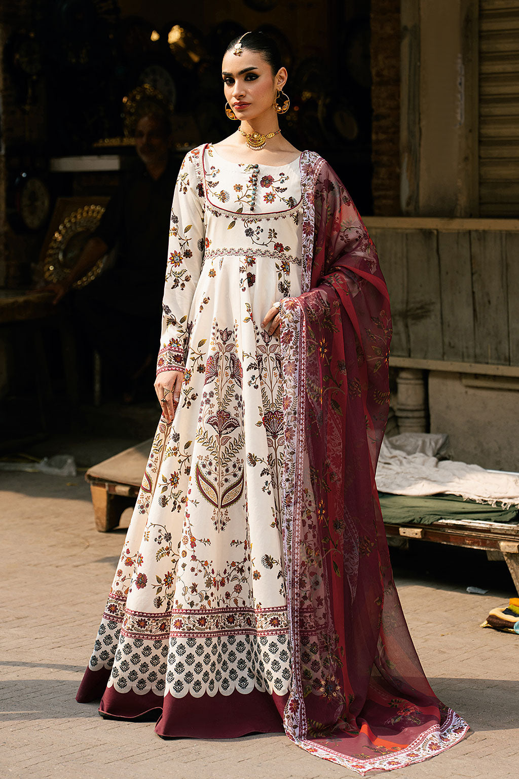 Shagna | Ed Dopahar | SP-105 (SITARA) - by Libasekhas - Registered Vendor of : Shagna - 100% Original Designer Dress