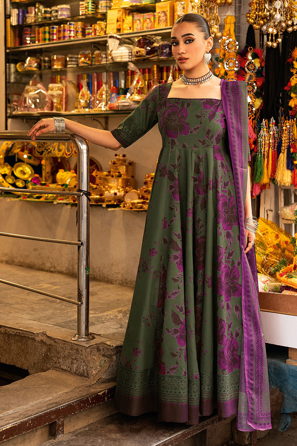 Shagna | Ed Dopahar | SP-104 (GULPARI) - by Libasekhas - Registered Vendor of : Shagna - 100% Original Designer Dress