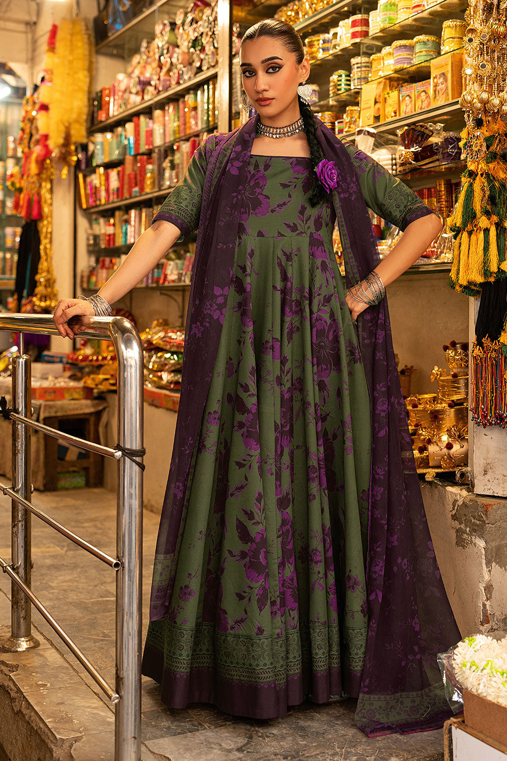 Shagna | Ed Dopahar | SP-104 (GULPARI) - by Libasekhas - Registered Vendor of : Shagna - 100% Original Designer Dress